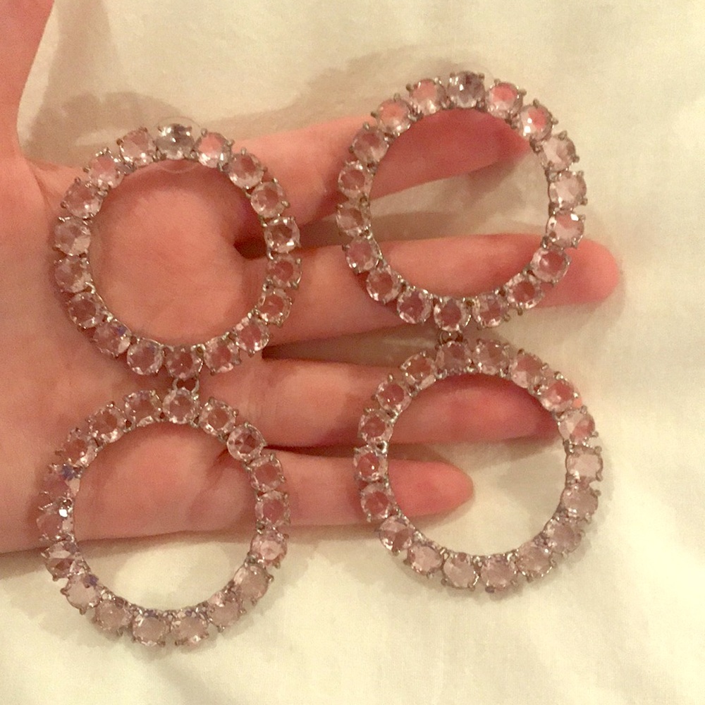 For love and lemons pink stone hoops